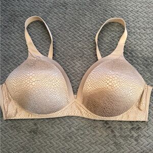 Warners Bra Women 36D Taupe Wireless 01375 Lift Comfort Soft Blissful Benefits